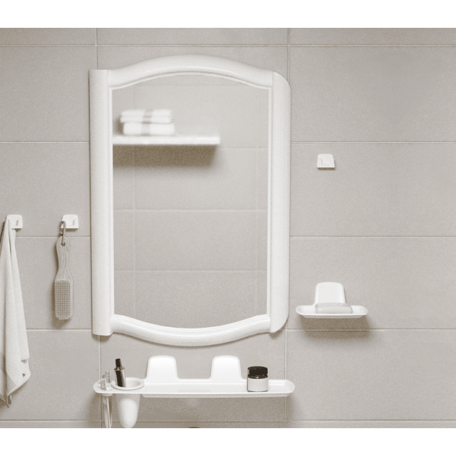 Набор для ванной комнаты Berossi 41 51с-2005 белый мрамор