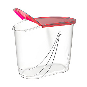 Емкость для сыпучих продуктов Berossi Wave ИК 34554000 сангрия 1.5 л