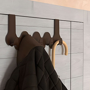 Вешалка Berossi Nomi АС 47745000 навесная на дверь шоколадный