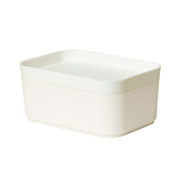 Органайзер для косметики Berossi Zoy АС 91333000 с крышкой слоновая кость