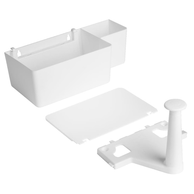 Полка для туалета Berossi Glomma АС 94001000 снежно-белый