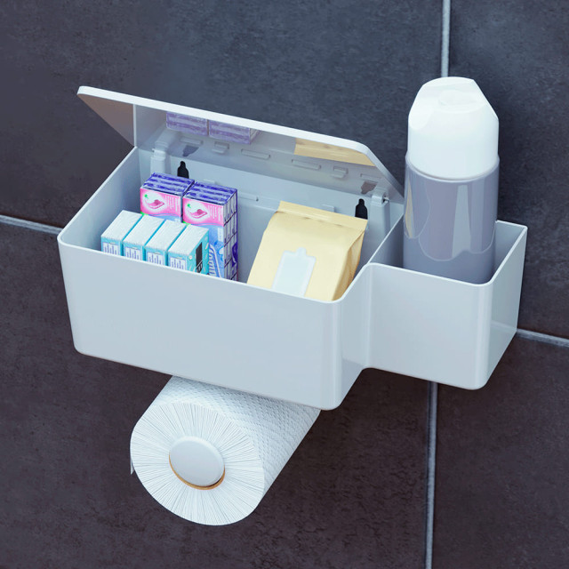 Полка для туалета Berossi Glomma АС 94001000 снежно-белый