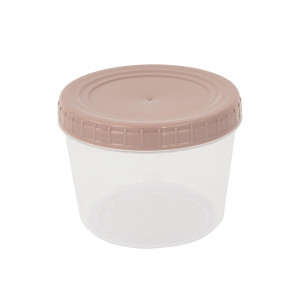 Банка Optimplast с завинчивающейся крышкой пыльная роза 0.5 л