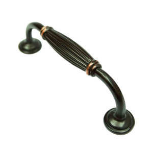 Ручка мебельная Furbat 7612 128 мм черная