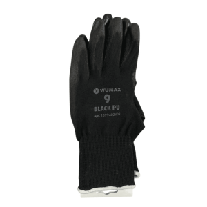Перчатки защитные Wurth Black PU 1899402409 с полиуретановым покрытием размер 9