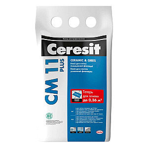 Клей для плитки Ceresit СМ 11 Plus 5 кг