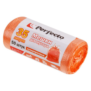 Мешки для мусора Perfecto Linea 46-141020 суперпрочные 35 л 50 шт