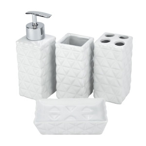 Набор для ванной Market Union SMT-005 4 предмета 2 цвета