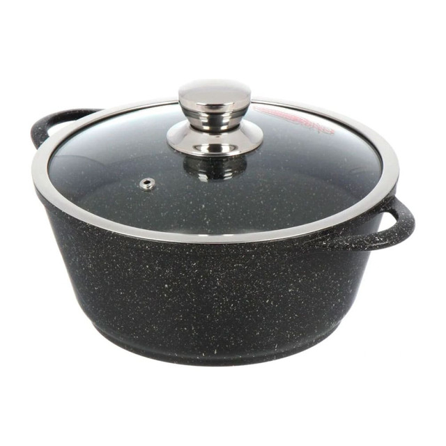 Кастрюля Горница Гранит Induction Ик2233аг литые ручки с крышкой 2 л