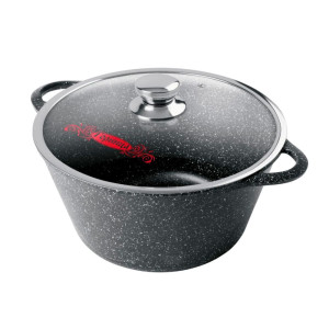 Кастрюля Горница Гранит Induction Ик2633аг литые ручки с крышкой 4 л