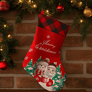 Украшение Market Union МА0480 Рождественский носок 35*21 см