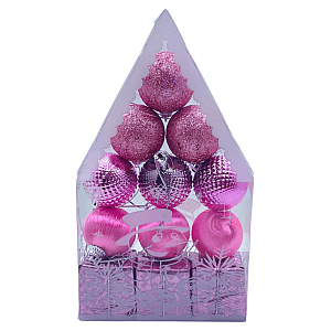 Набор новогодних украшений Market Union МА0451 12 предметов