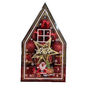 Набор новогодних украшений Market Union МА0445 13 предметов