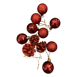 Набор новогодних украшений МА0447 20 предметов