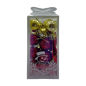 Набор новогодних украшений Market Union МА0448 22 предмета