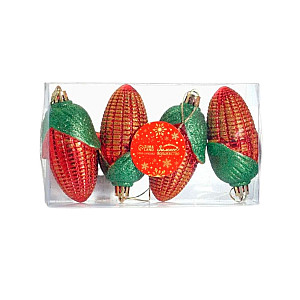 Набор новогодних украшений Кукуруза MA0331 4 шт