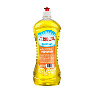 Средство для мытья посуды Хозяюшка эконом Сочный лимон 900 мл