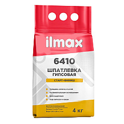 Шпатлевка ilmax 6410 Старт-Финиш гипсовая 4 кг