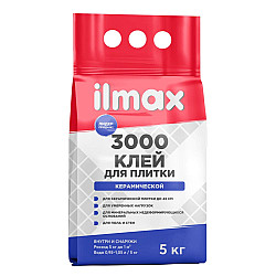 Клей для плитки ilmax 3000 5 кг