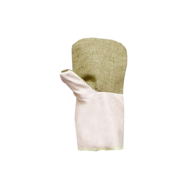 Рукавицы из двунитки с брезентовым наладонником