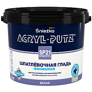 Шпатлевка Acryl-Putz SP21 белая 4 кг