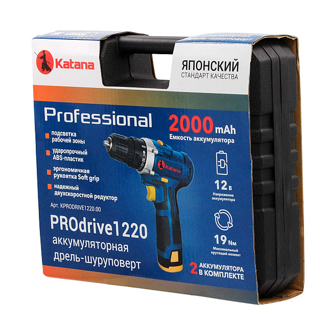 Дрель-шуруповерт Katana PROdrive 1220