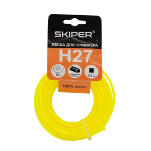 Леска Skiper H27 2.4 мм*15 м квадратное сечение