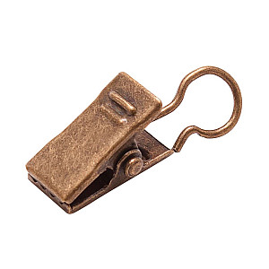 Зажим металлический к карнизу Ас Форос антик 10 шт