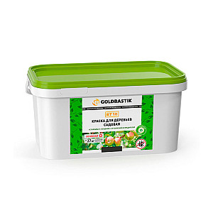 Краска Goldbastik ВТ 10 для деревьев садовая 3.4 кг