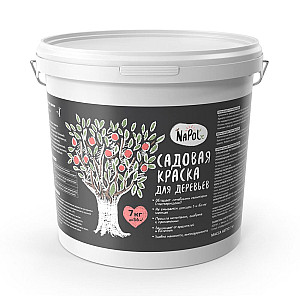 Краска Goldbastik NaPole BT 10 для деревьев садовая 7 кг