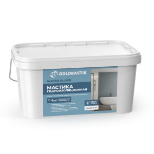 Мастика гидроизоляционная МПД Goldbastik Water Block 4 кг