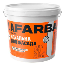 Краска Goldbastik Lafarba фасадная глубокоматовая белая 3.75 кг