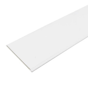 Панель ПВХ Ю-Пласт 0250 без покрытия 001 белый 2.7 м