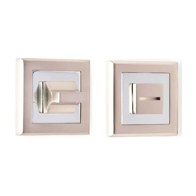 Фиксатор Vela WC-Quadro SN/CP матовый никель/хром