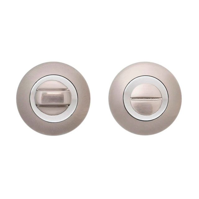 Фиксатор Vela WC-Round SN/CP матовый никель/хром