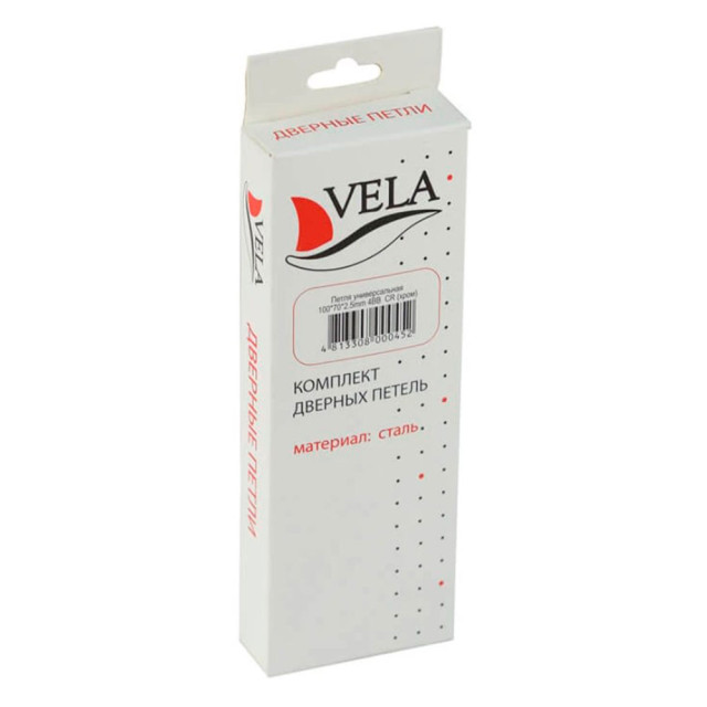 Петля врезная Vela 100*70*2.5 мм 4BB-AB бронза 2 шт