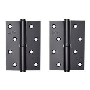 Петля врезная Vela 00070329 100*70*2.5 мм 1BB-BL-L черный