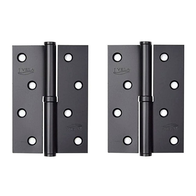 Петля врезная Vela 00070329 100*70*2.5 мм 1BB-BL-L черный