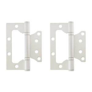 Петля накладная Vela 100*75*2.5 мм 2BB-WH белый 2 шт