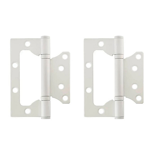 Петля накладная Vela 100*75*2.5 мм 2BB-WH белый 2 шт