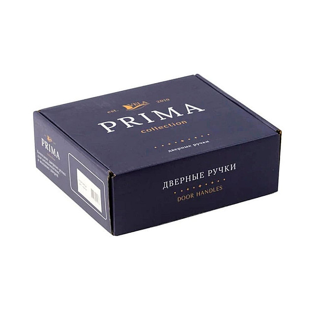 Ручки дверные Vela Prima Таурус 00070555 белое серебро