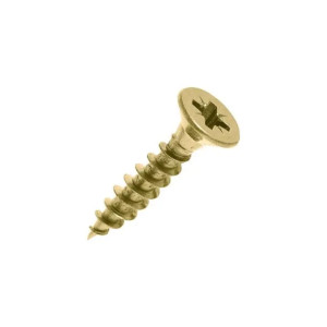 Саморез по дереву 3*25 мм Fixhaus оцинкованный желтый 30 шт