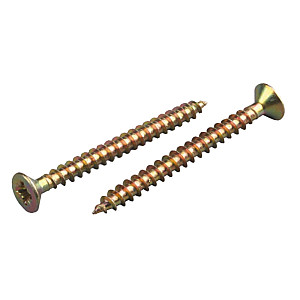 Саморез по дереву 3*30 мм Fixhaus оцинкованный желтый 1000 шт