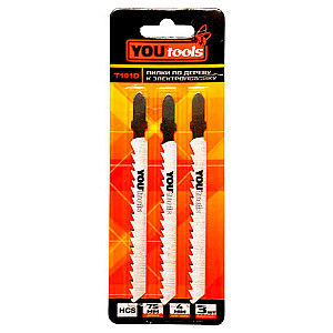 Пилка к электролобзику Yourtools по дереву Т101D 3 шт