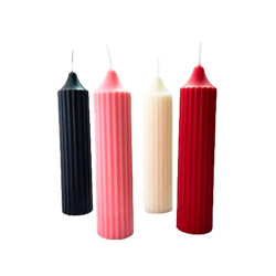 Набор свечей Art&Home Fluted ST315 15*3 см 4 шт