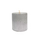 Свеча Art&Home Ribbed MUCJ775-Y столбик серебро 7.5*7 см Свеча Art&Home Ribbed MUCJ775-Y столбик серебро 7.5*7 см
