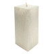 Свеча Art&Home Kub MUSJ6615-B столбик молочный 15*6 см