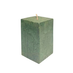 Свеча Art&Home Kub MUSJ6610-L столбик зеленый 10*6 см