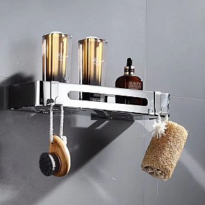 Полка для ванной Illu MU6088 металл хром