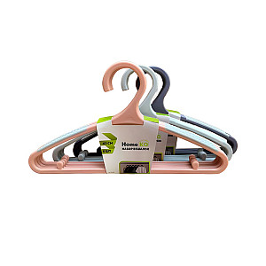 Вешалки HomeKo MU8014 с силиконовыми накладками антискользящие 5 шт